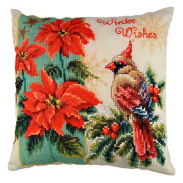 Aberto Design A10850 Cojín de Lujo 43 x 43 cm Algodón/Poliéster con Relleno de Silicona y Cremallera Oculta